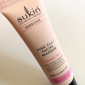 Sukin pink clay facial masque for sensitive skin